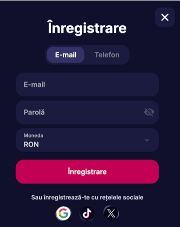 Înregistrare Av casino